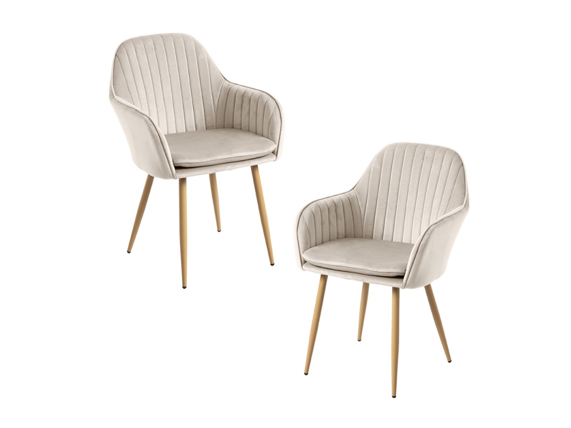 Pack 2 Cadeiras Chic - Beige