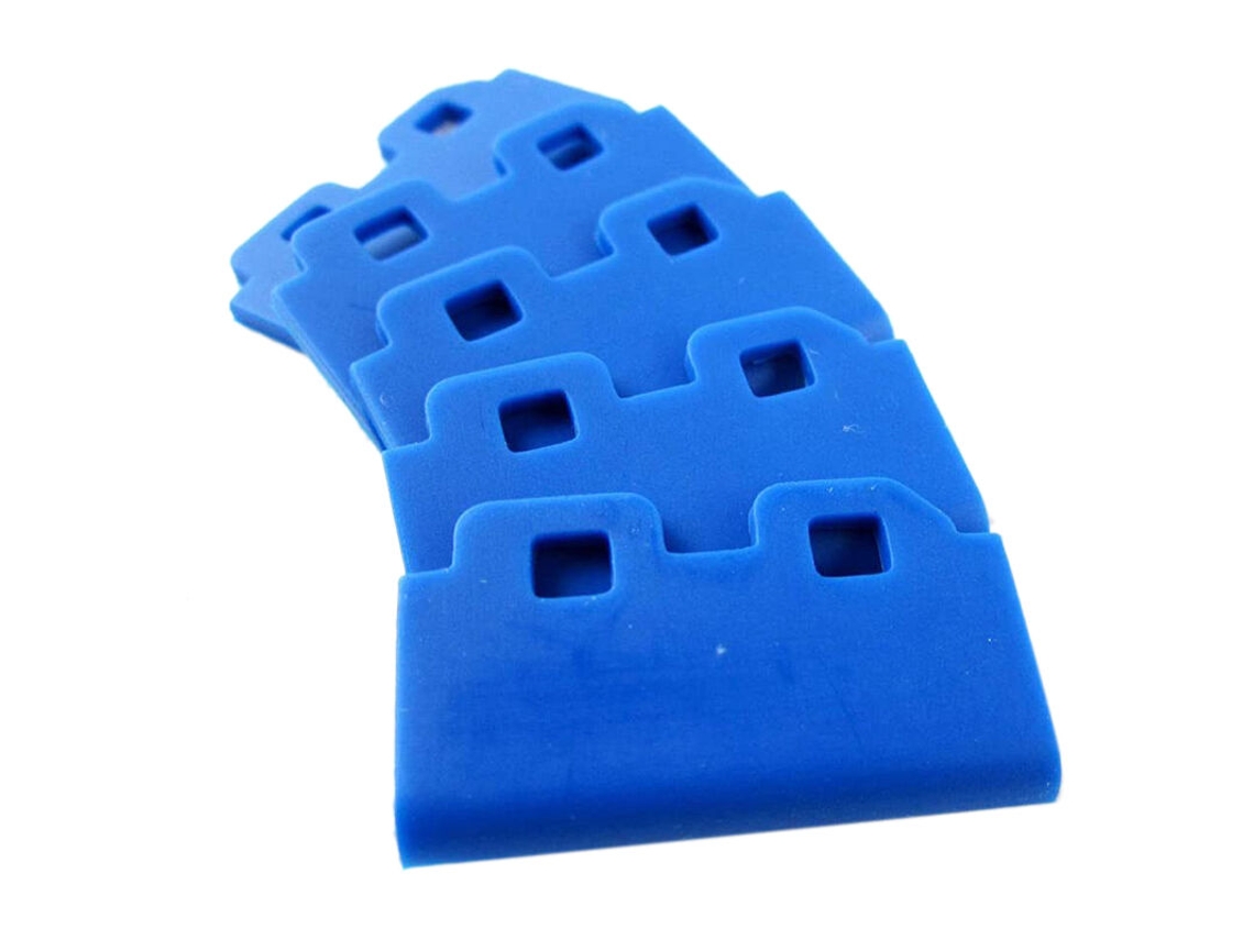 Conjunto de 10 Lâminas de Borracha para Limpeza com Solvente BRILVIBERA