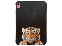 Capa Para Ipad 10.9 Com Estampa, Fina E Protetora Em Tpu Pequeno Tigre Tuotuo (2022)