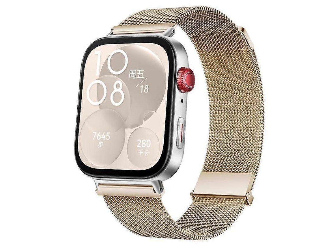 Pulseira Metálica Magnética Milanesa Para Huawei Watch Fit 4 Pro / Fit 4 / Fit 3