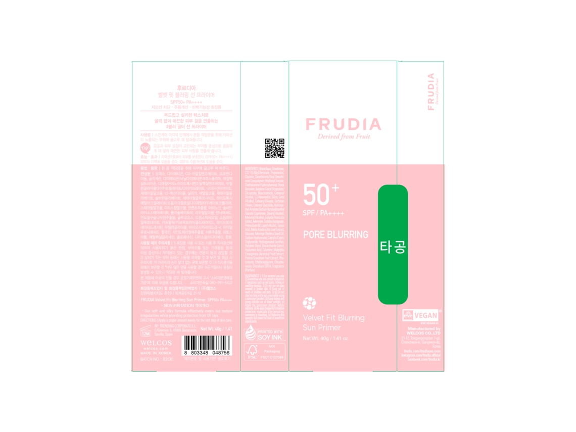 Primer Solar Velvet Fit Blurring 40g