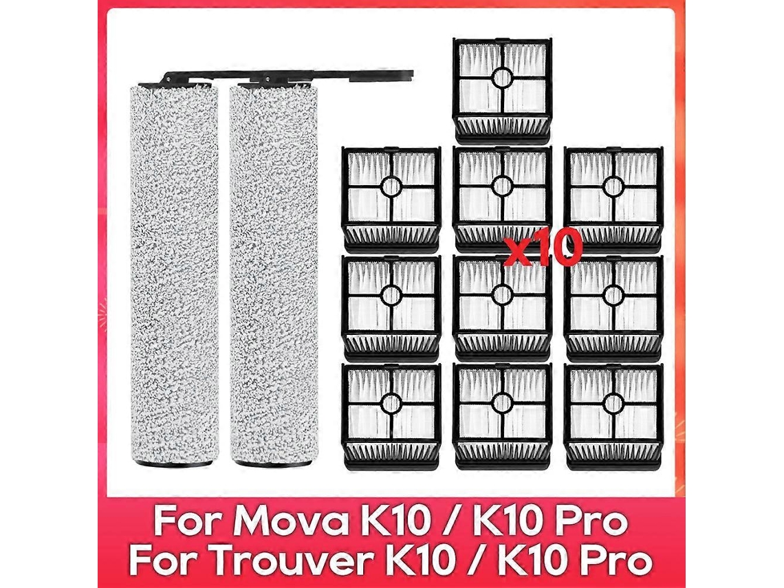 Peças E Acessórios Para Aspirador De Pó K10, K10 Pro / Trouver K10, K10 Pro: Rolo, Escova Principal E Filtro Hepa._ozo