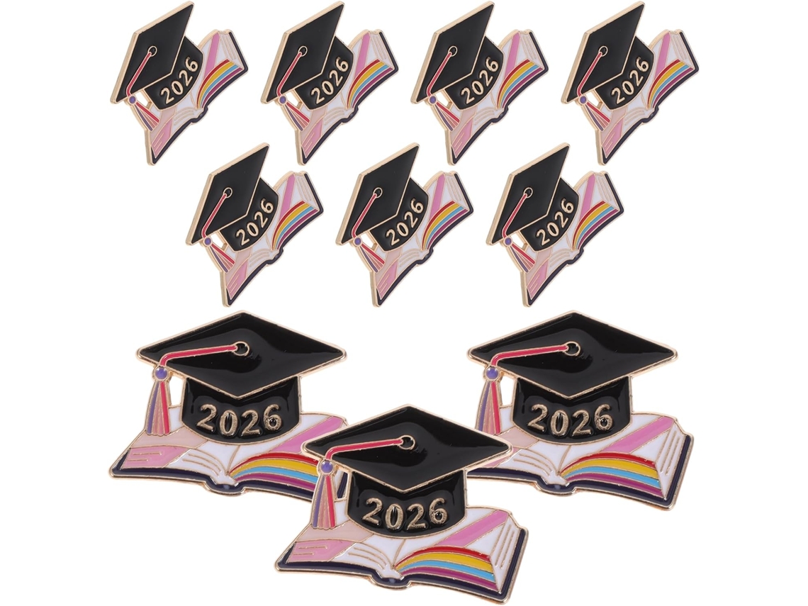 Alfinete De Lapela Alipis Formatura 2026com Design Capelo E Livro, Fácil De Fixar, Versátil Chapéus E Mochilas