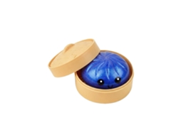 Squishy Pão Azul Escuro Transparente