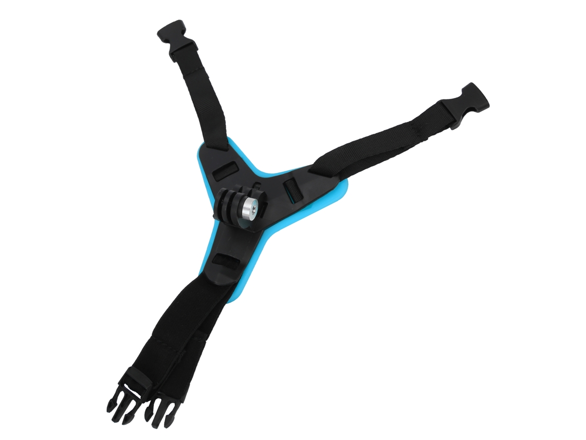Motorcycle Helmet Camera Belt Mount Action Camera Helmet Chin Strap Shooting Holderblue LAXISCREED