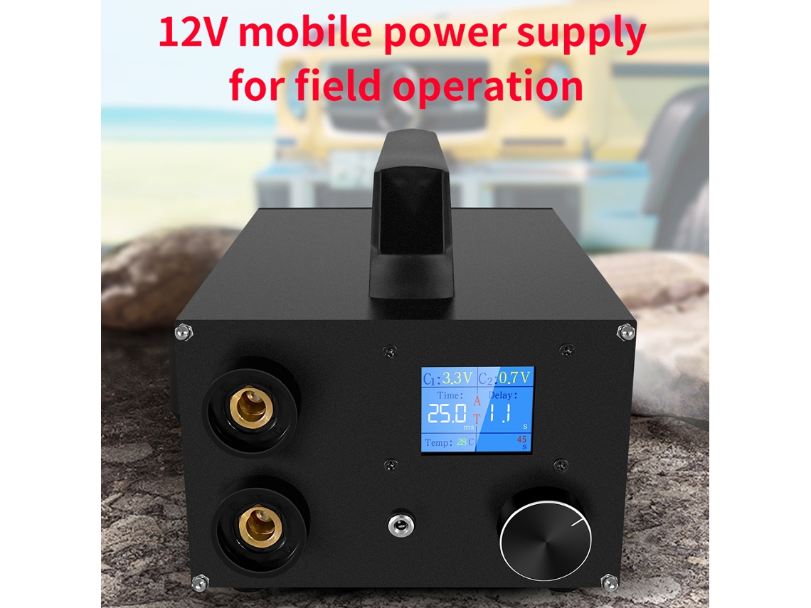 Supercondensador De Soldador De Ponto Portátil Laxiscreed Com Display Digital De 1.8 Polegadas E 250 Níveis De Energia