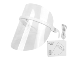 3 Cor Led Fóton Máscara de Luz Terapia Rejuvenescimento da Pele Dispositivo Beleza Facial GOKOCO