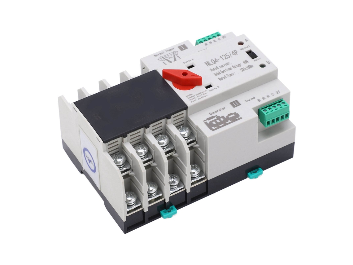 Chave De Transferência Automática 4p 80a 400v Resistente Ao Calor