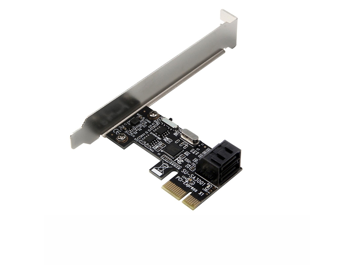 Sata3.0 Pcie Riser Card Pci-e Para Sata3.0 Placa De Expansão 6gb/s Adaptador 2x Sata3