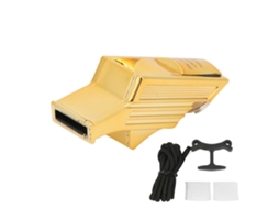 Silbato profesional de árbitro ABS, dorado y negro S/MARCA