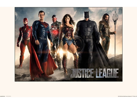 Print S 30X40 Cm Justice League Movie All Characters