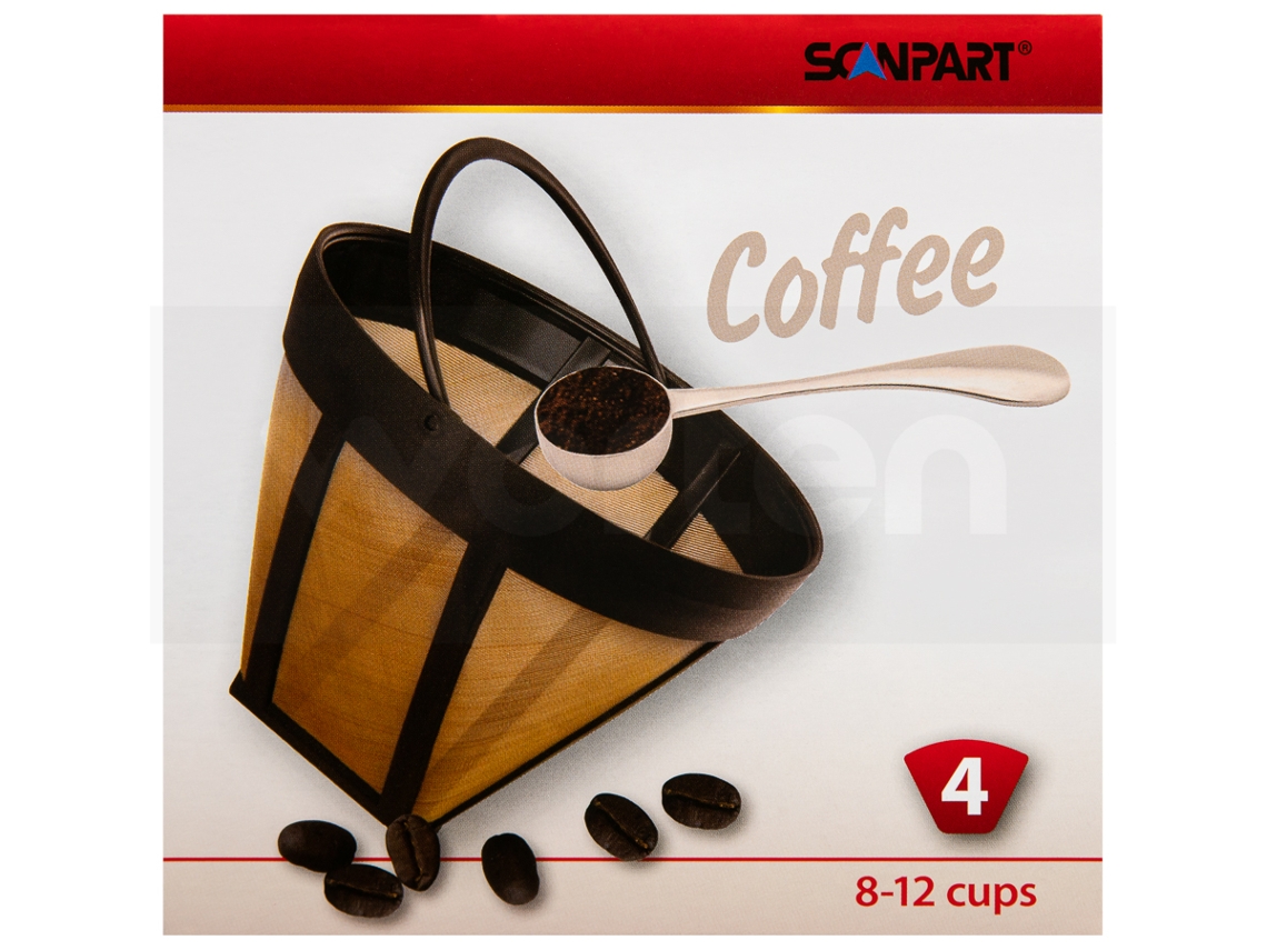 Filtro Universal SCANPART para Máquina de Café Gold (Lavável na máquina)