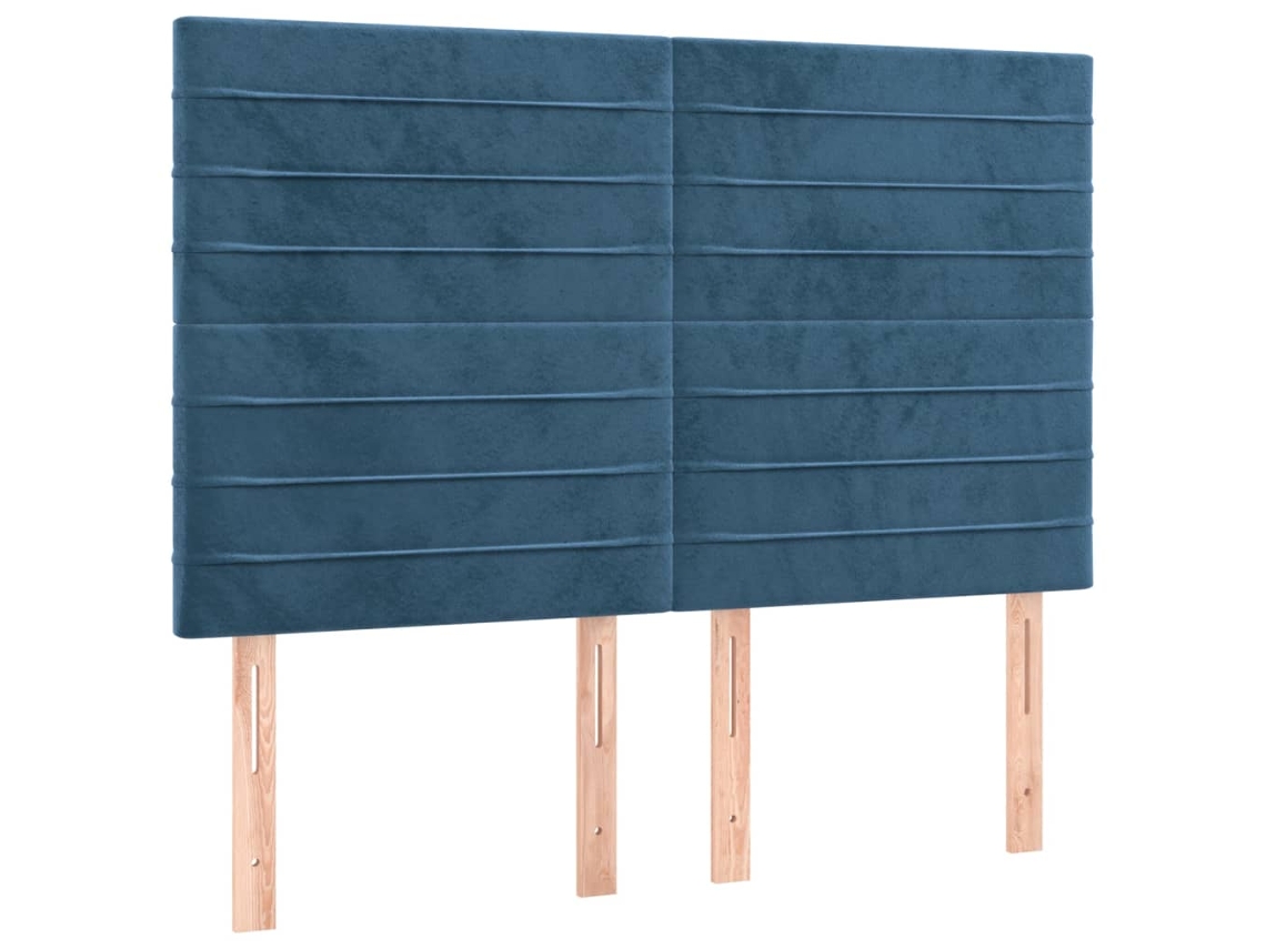 Headboard, Headboards Vidaxl Azul Veludo (144 Cm)
