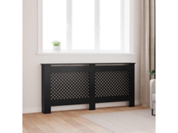 Vidaxl Cobertura De Radiador 172x19x81,5 Cm Mdf Preto