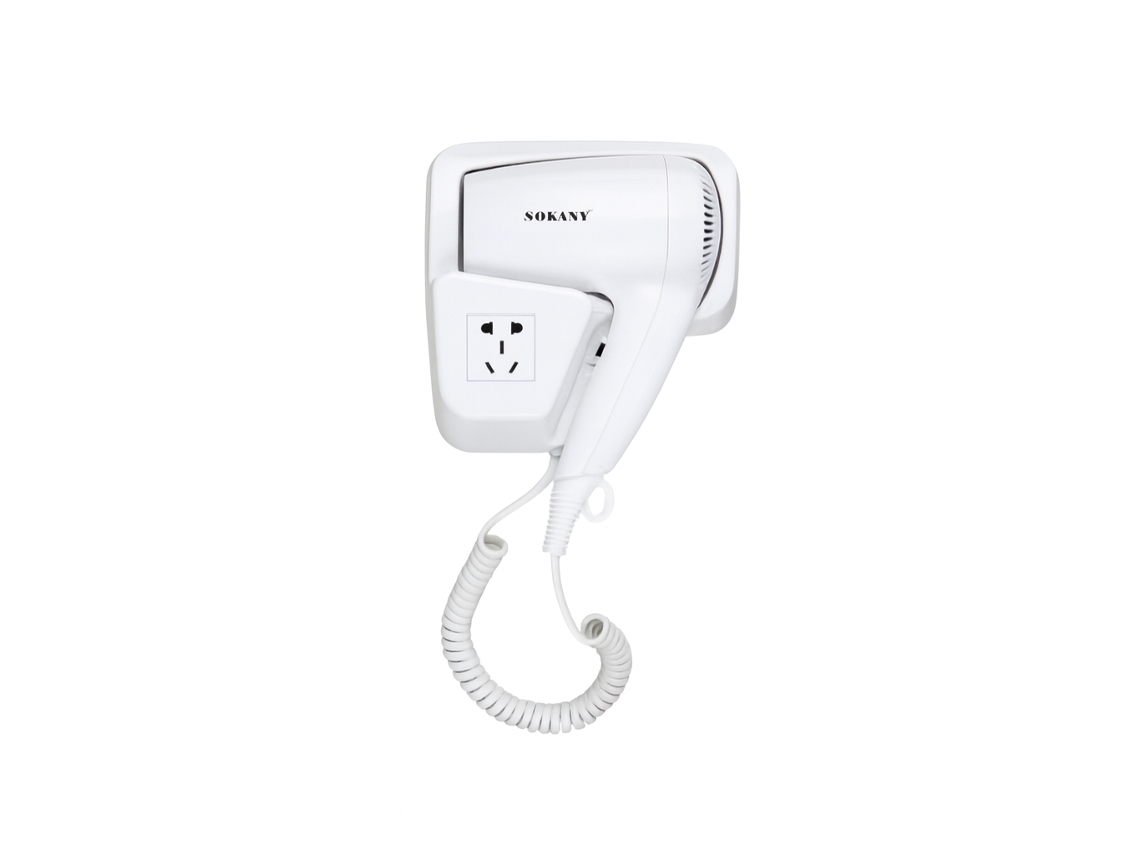 Secador De Cabelo 1200w Com Suporte Sokany Sk Cf 2217 Branco
