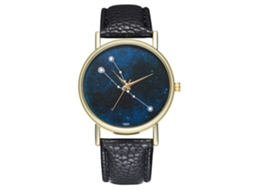 Reloj De Pareja Taurus Con Correa De Cuero Negro Para Mujer Y Hombre