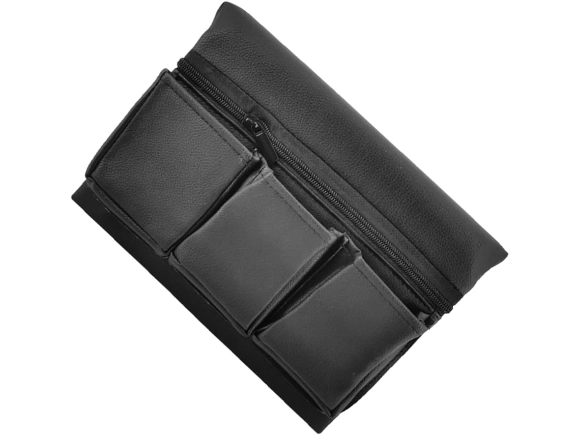 Apoio De Braço De Couro Para Carro Com Bolso De Armazenamento E Apoio Lateral Para O Cotovelo