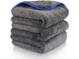 Panos De Limpeza Em Microfibra, 3 Unidades, 40 X 40 Cm, 1200 G/m², Macio, Para Carro, Para Moto
