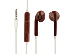 Auriculares com fio HENGRONGSHEN cores e designs aleatórios.