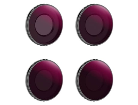 Conjunto de filtros Kf Concept Ndpl 8, 16, 32 e 64 para lentes DJI Osmo Action 4