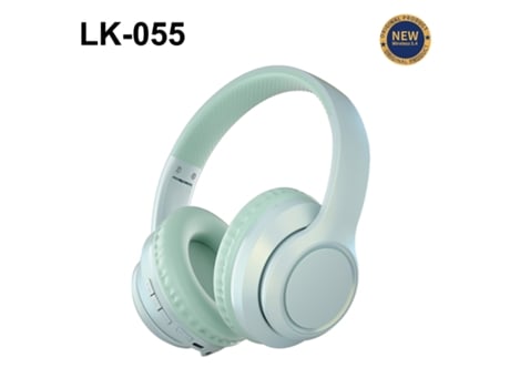 Auriculares Bluetooth 5.4 Supra-auriculares - Cancelamento Ativo De Ruído - Lk055 Verde Winlauyet
