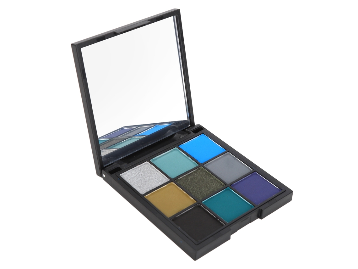Paleta De Sombras De Ojos Mate Y Brillo Con 9 Colores Glitterante