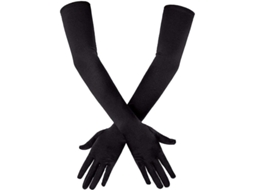 2026 guantes de Seda Largos de Codo, 53 Cm Elásticos para Fiesta, Baile Y Eventos Especiales, Diseño Clásico Y Cómodo