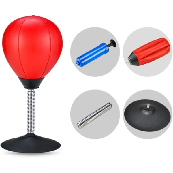 Bola De Boxe Inflável Com Ventosas Para Mesas E Bancos. Brilvibera