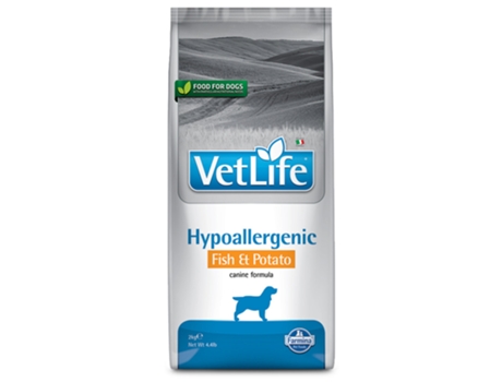 Alimento FARMINA Vet Life Hypoallergenic Cão Adulto - Peixe e Batata - Doce (Quantidade: 2 Kg)