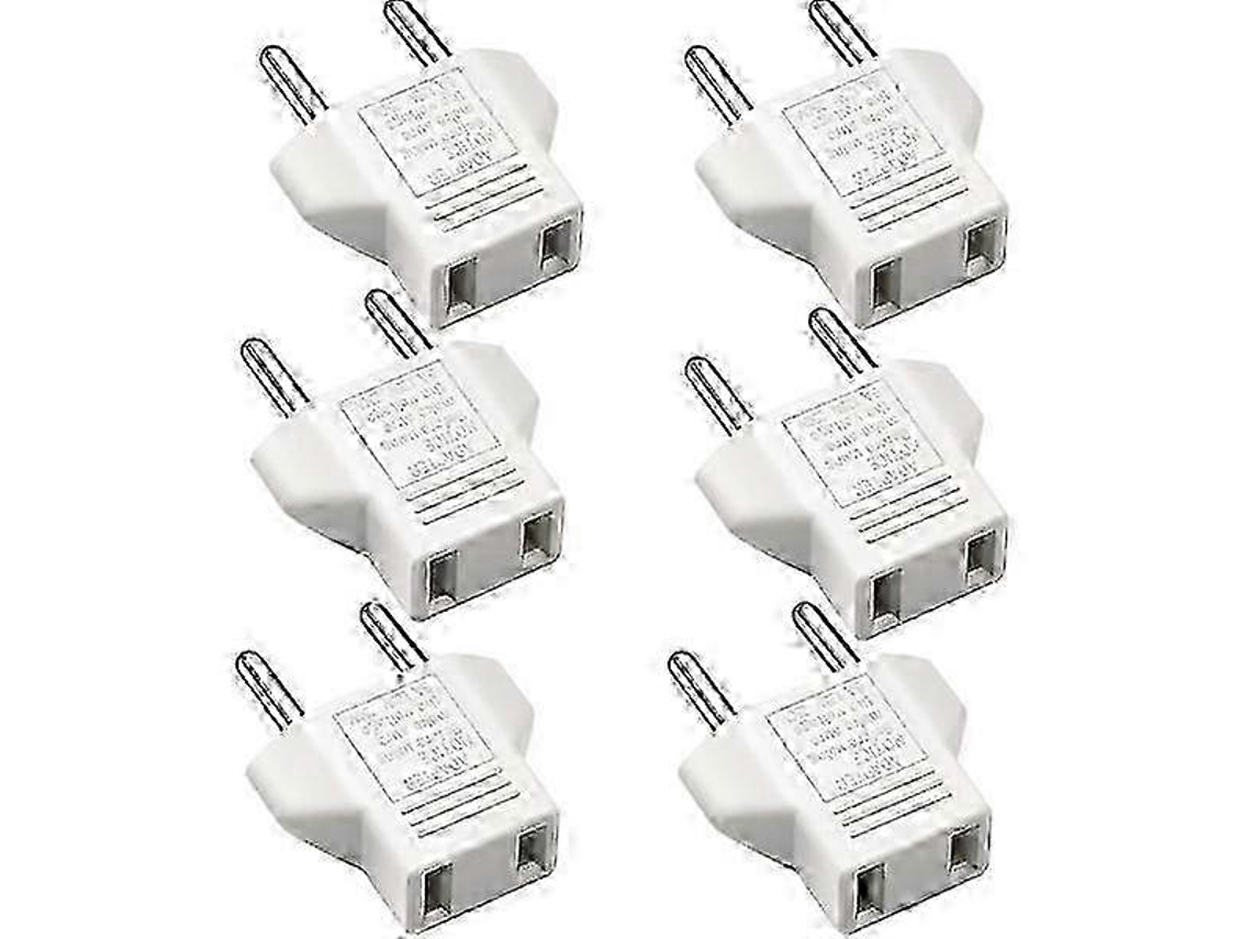 Adaptador Eua Para Ue - Branco