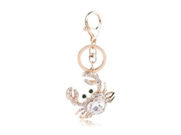 Novo Chaveiro Criativo De Cristal Com Strass E Caranguejo Aquaforge