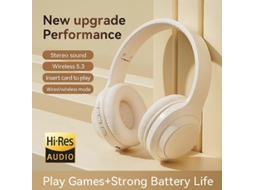 Fones de Ouvido Bluetooth Sem Fio, Microfone, TF, Música TAISHENGDA