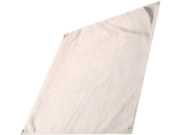 Tapete de Fibra de Vidro À Prova de Fogo para Churrasqueira, Branco, com Proteção Contra Calor e Superfície, para Uso CHABERLU