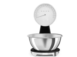 Balança de Cozinha SMEG Analógica e Digital KSF01BLWW (Capacidade 5Kg - Precisção 1g - Preto)