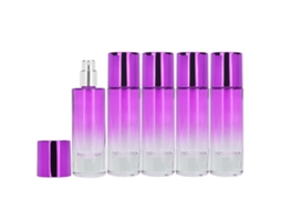 5 Frascos Perfume Portáteis Recarregáveis Vidro 30ml Roxo