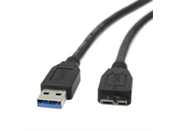 Cabo USB 3.0 para HD Portátil Western Digital/Seagate/Toshiba/Samsung 2m Transferência Rápida