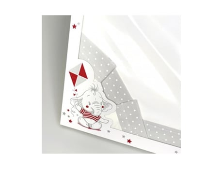 Jogo de lençóis para berço Estrelas cinzentas 060X120 Cm MARTIFANEL