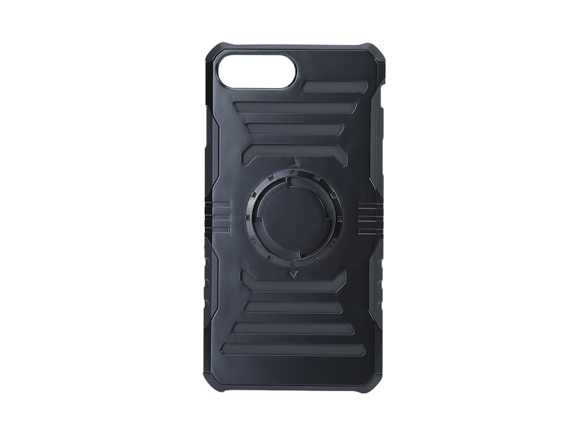 Capa Protetora para Iphone7 Plus com Peça de Ferro do Carro preto EOOCOO