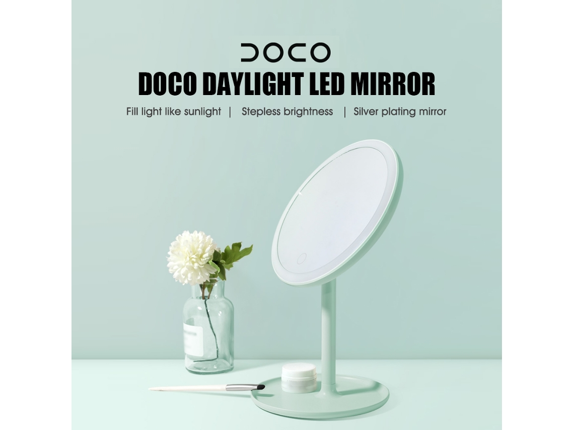 Espelho De Maquilhagem Led Doco Com Luzes Usb