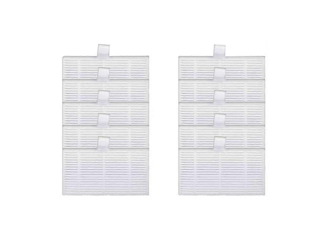 10pcs For U200 Robot Vacuum Cleaner Hepa Filter Spare Part Replacement Accessories