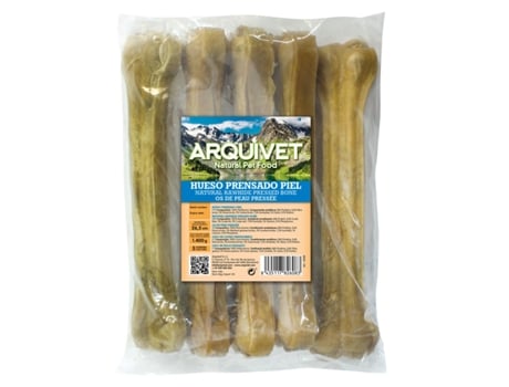 Osso Di Pelle Bovina Naturale Per Cani - Nodoso, 11 Cm, Bassa Grasso, Senza Additivi