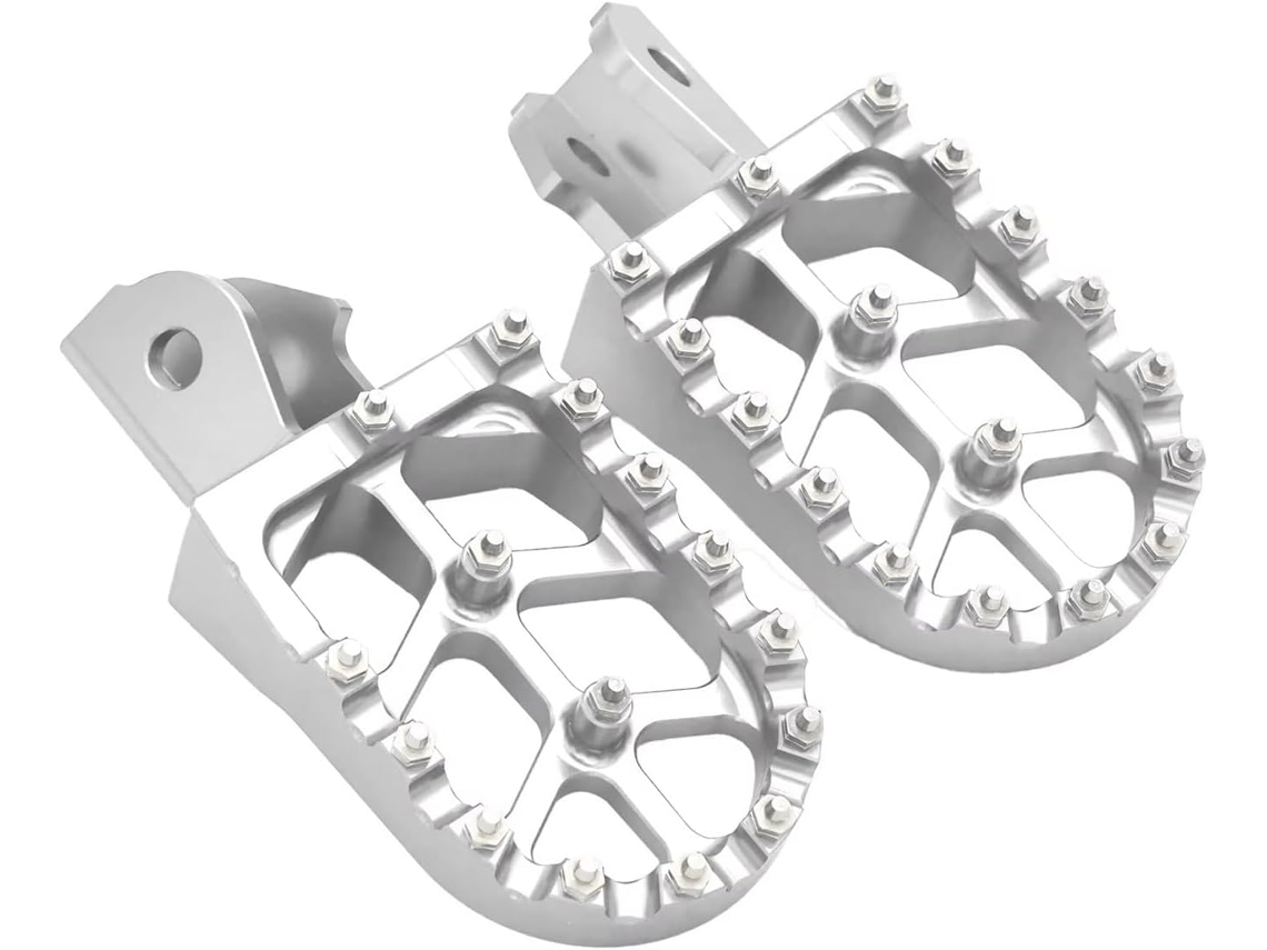 Apoios de Pés Universais para Motocicleta Usinados em Cnc Compatíveis Pedaleiras Usinadas Projetadas