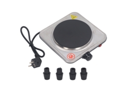 Fogão Elétrico De 1000w Em Aço Inoxidável Com Controle De 5 Níveis Laxiscreed