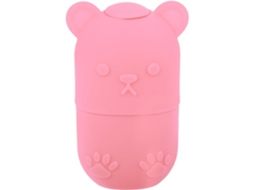 Massageador Facial Multifuncional De Silicone Leve Com Suporte Para Cubos De Gelo Para Massagem Facial.
