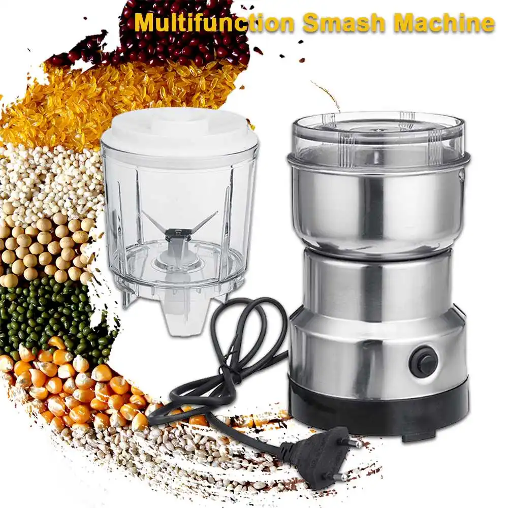 Moedor de café elétrico Prated, para grãos de café, especiarias e ervas, ideal para cozinha, casa, escritório e viagens.