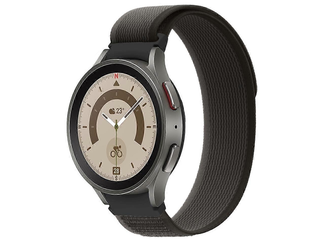 Pulseira De Nylon Em Formato De Laço Para Samsung Galaxy Watch 4 / 5 / 5 Pro
