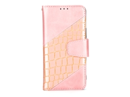Capa de Couro Crocodilo EOOCOO flip com porta cartões para iPhone 12 Pro