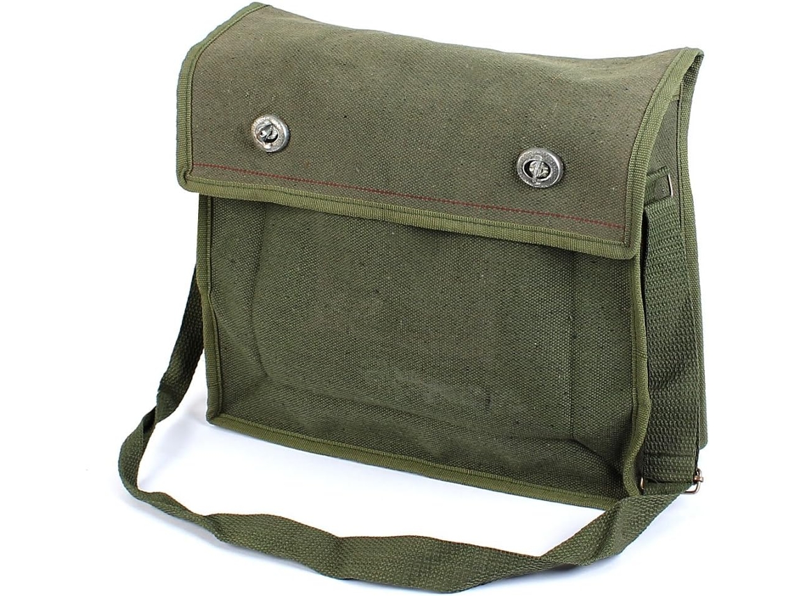 Bolsa de lona verde militar, para carpinteiro/eletricista, com alça ajustável CHABERLU