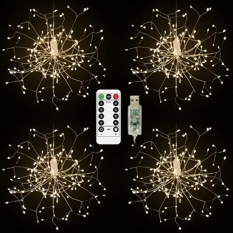 Novas Luzes De Fada 480 Fogos De Artifíciovayotoy