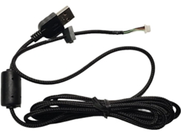 Cabo Usb Para Mouse G502x Com De Carregamento Em Nylon Trançado